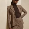 Adryan Houndstooth Tweed Jacket