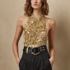 Annike Embellished Sleeveless Blouse
