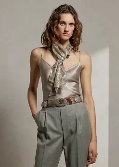 Annelia Washed Silk Charmeuse Camisole