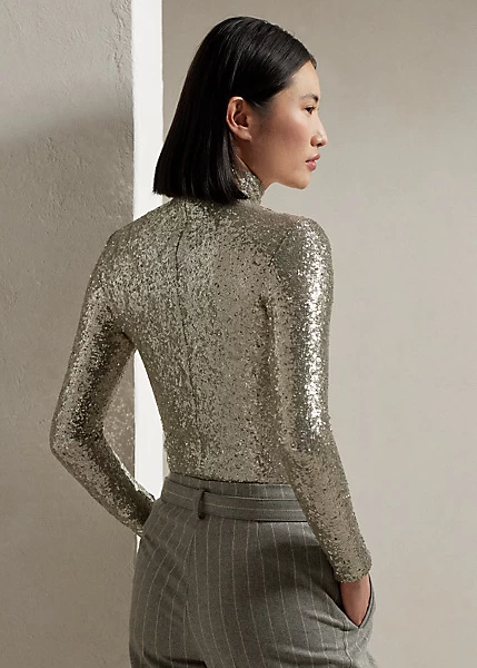 Embellished Long-Sleeve Roll Neck Top - Image 3