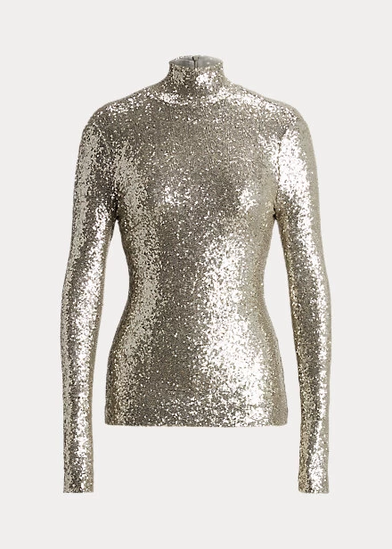 Embellished Long-Sleeve Roll Neck Top - Image 2