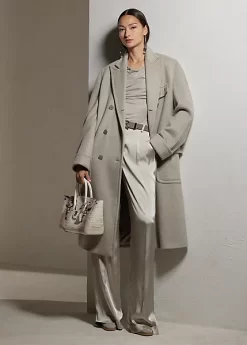 Emmalyn Double-Breasted Cashmere Coat