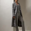 Connery Plaid Double-Faced Wool Coat