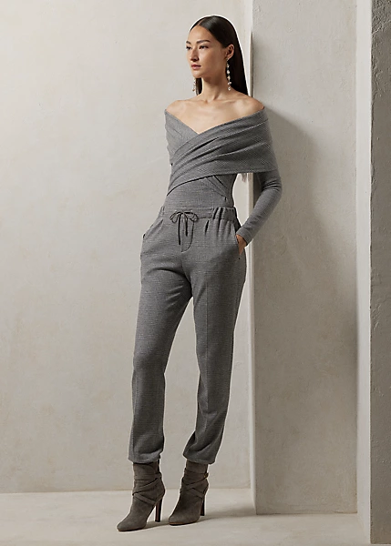 Wayde Glen Plaid Jersey Blouse - Image 3