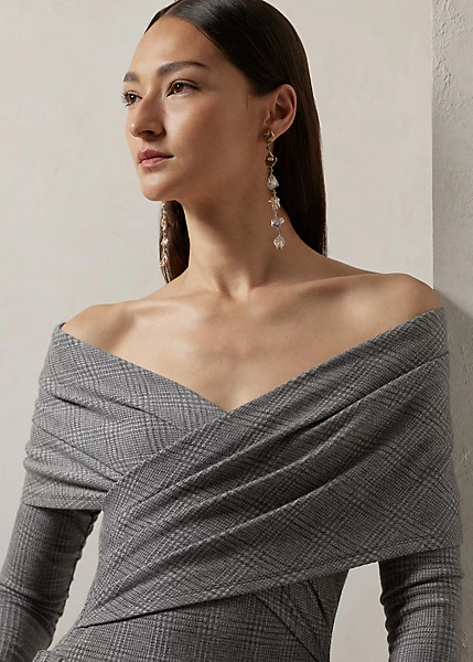 Wayde Glen Plaid Jersey Blouse - Image 5