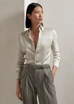 Cameron Stretch Mulberry Silk Shirt