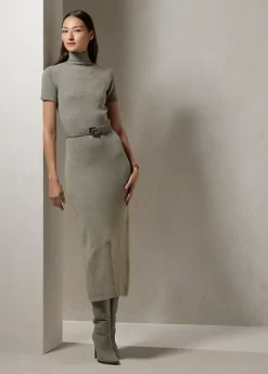 Cashmere Roll Neck Day Dress