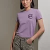 Embellished RL Cotton Jersey Tee