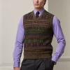 Fair Isle Cashmere-Wool Jumper Vest